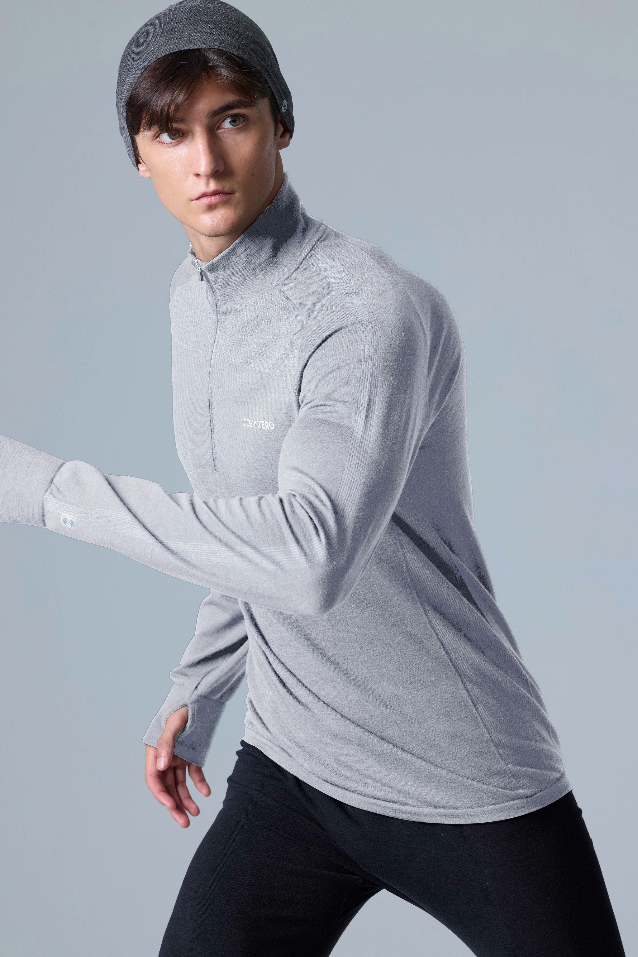 Tech Merino Classic Fit Half Zip Long Sleeve Top