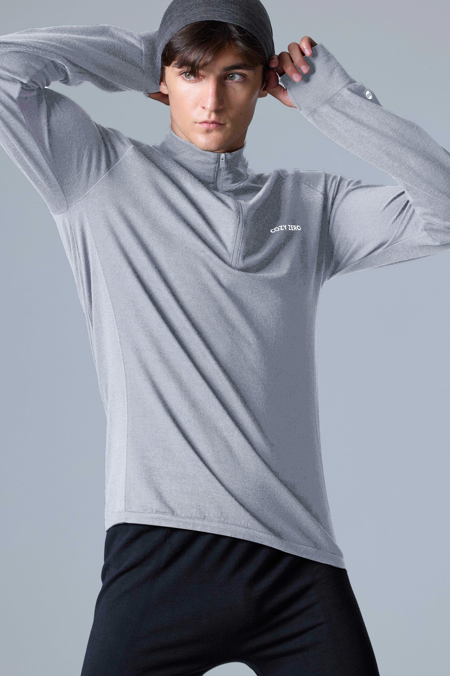 Tech Merino Classic Fit Half Zip Long Sleeve Top