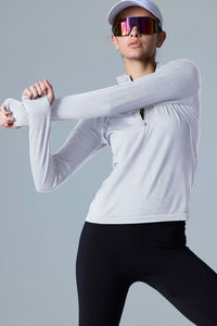 Tech Merino Classic Fit Half Zip Long Sleeve Top