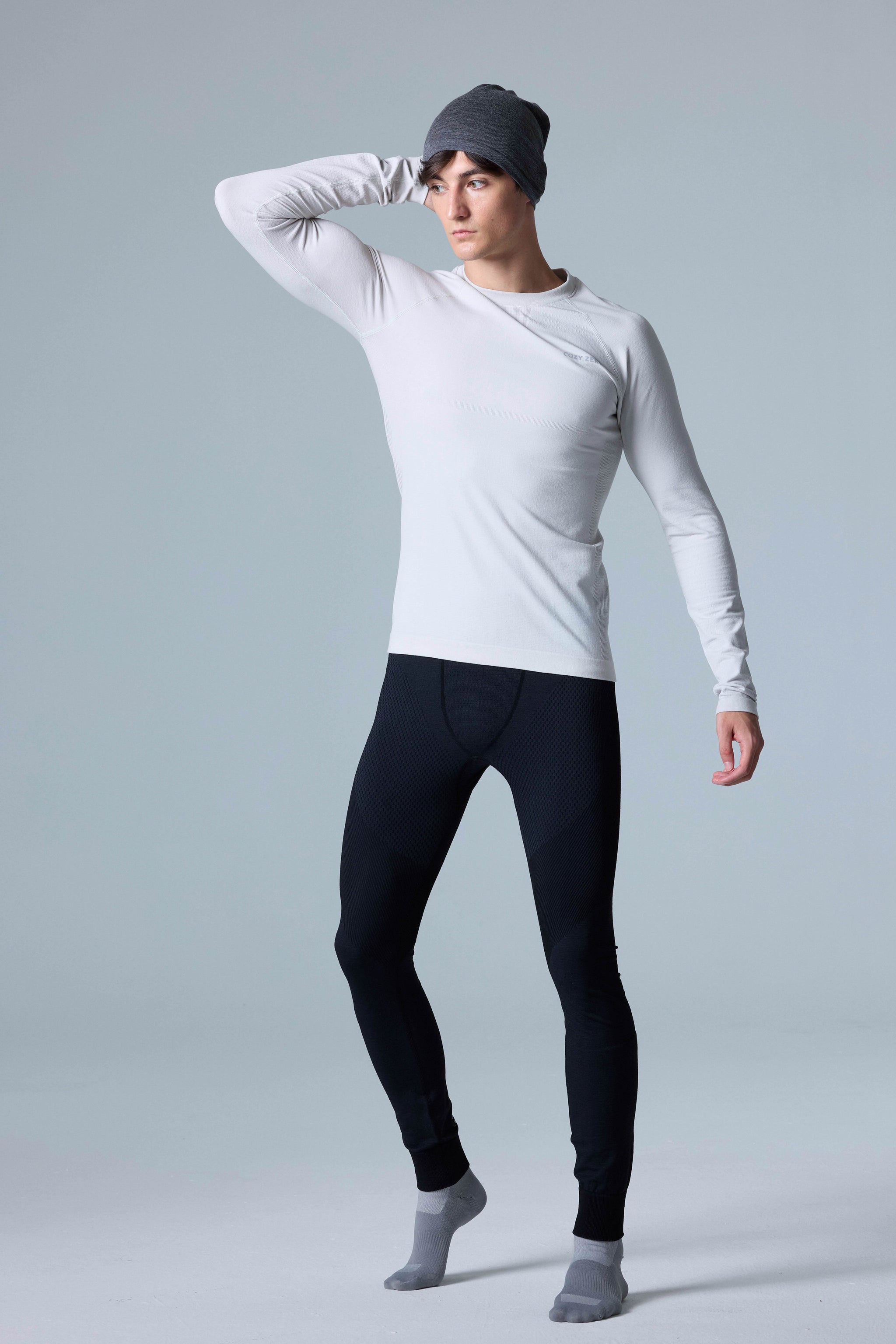 Tech Merino Pressure Crewneck Long Sleeve Top